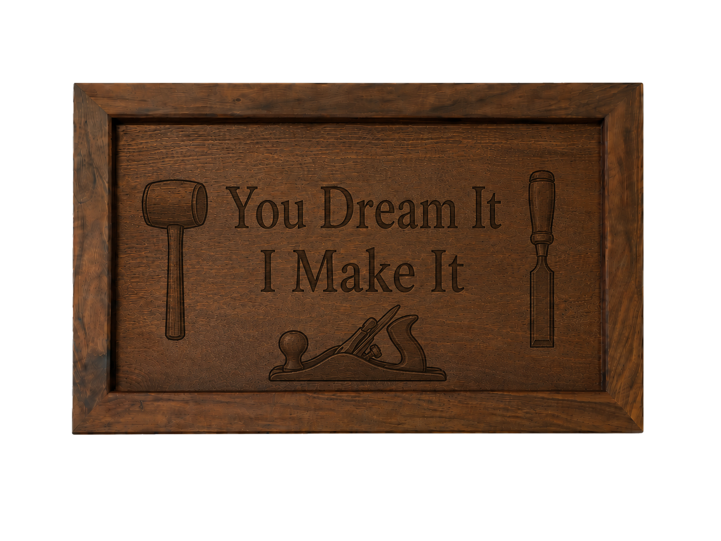 Behind The Bark engraved sign